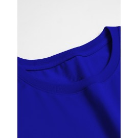 Men's Casual Short Sleeve T-Shirt with Bold 