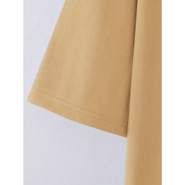 [Men's Slogan T-Shirt] Soft Polyester Men's Street Fashion T-Shirt | 