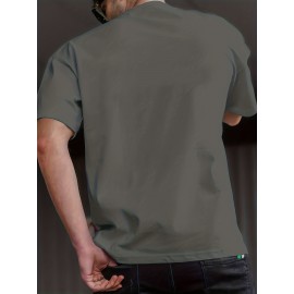 Men's Casual Short Sleeve T-Shirt with 