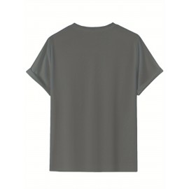 Men's Casual Short Sleeve T-Shirt with 