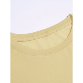 Men'S Vibrant Orange Graphic T-Shirt - 