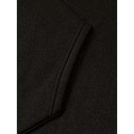 Men's Jesus The Way Truth Life John 14:6 Scripture Hoodie - Brown with Bold Yellow Lettering, Casual Pullover Hooded Sweatshirt, Regular Fit Autumn Winter Comfortable Religious Apparel