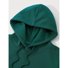 Men'S Casual Minimalist Style Hoodie, Paris Letter Print Men'S Long Sleeve Hoodie Three-Piece Set