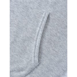 [Men's Cross Print Hooded Sweatshirt] Black Men's 